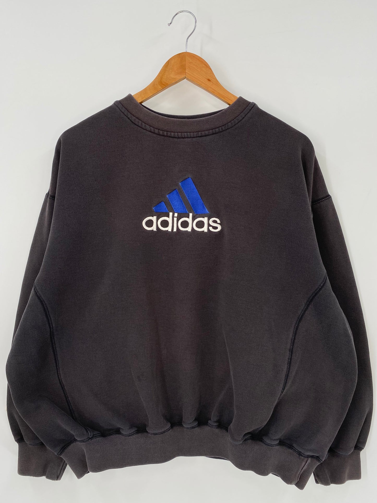 90’s ADIDAS Size L Vintage Sweat-shirt  / A5611
