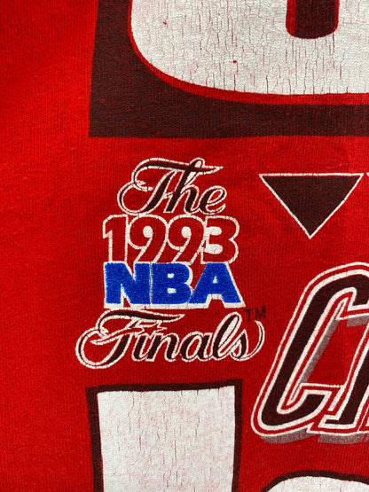 1993’ CHICAGO BULLS Made in USA Size L Vintage NBA T-shirt /  k314