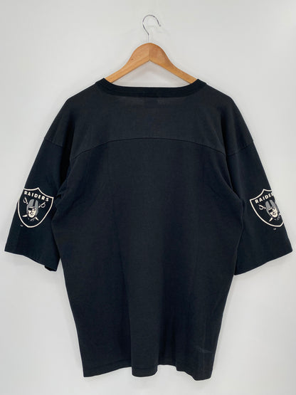 90's LOS ANGELES RAIDERS  Made in USA Size XL Vintage NFL T-Shirt /9965