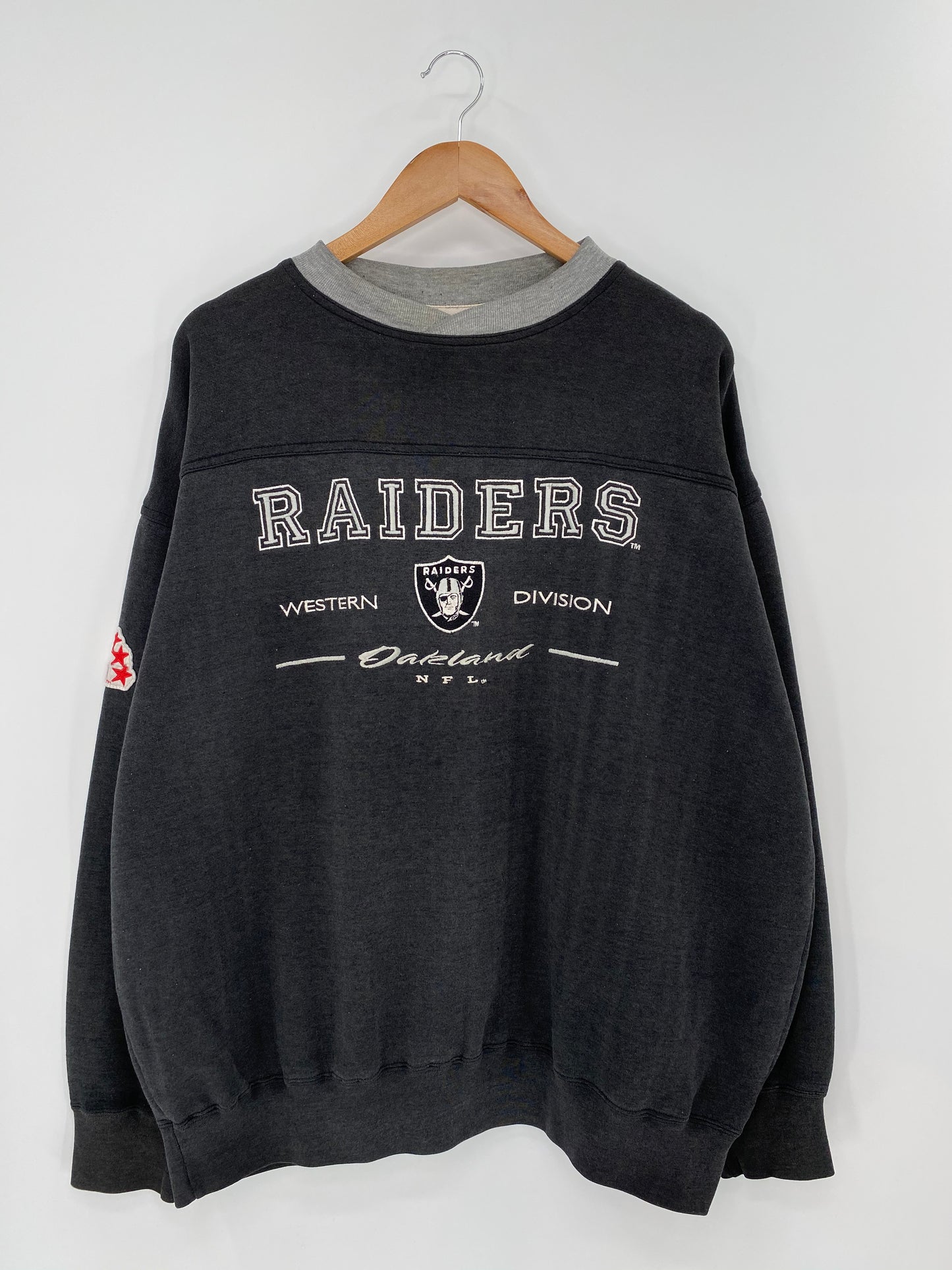 90's RAIDERS Size XL Vintage NFL Sweat-Shirt   / 8672