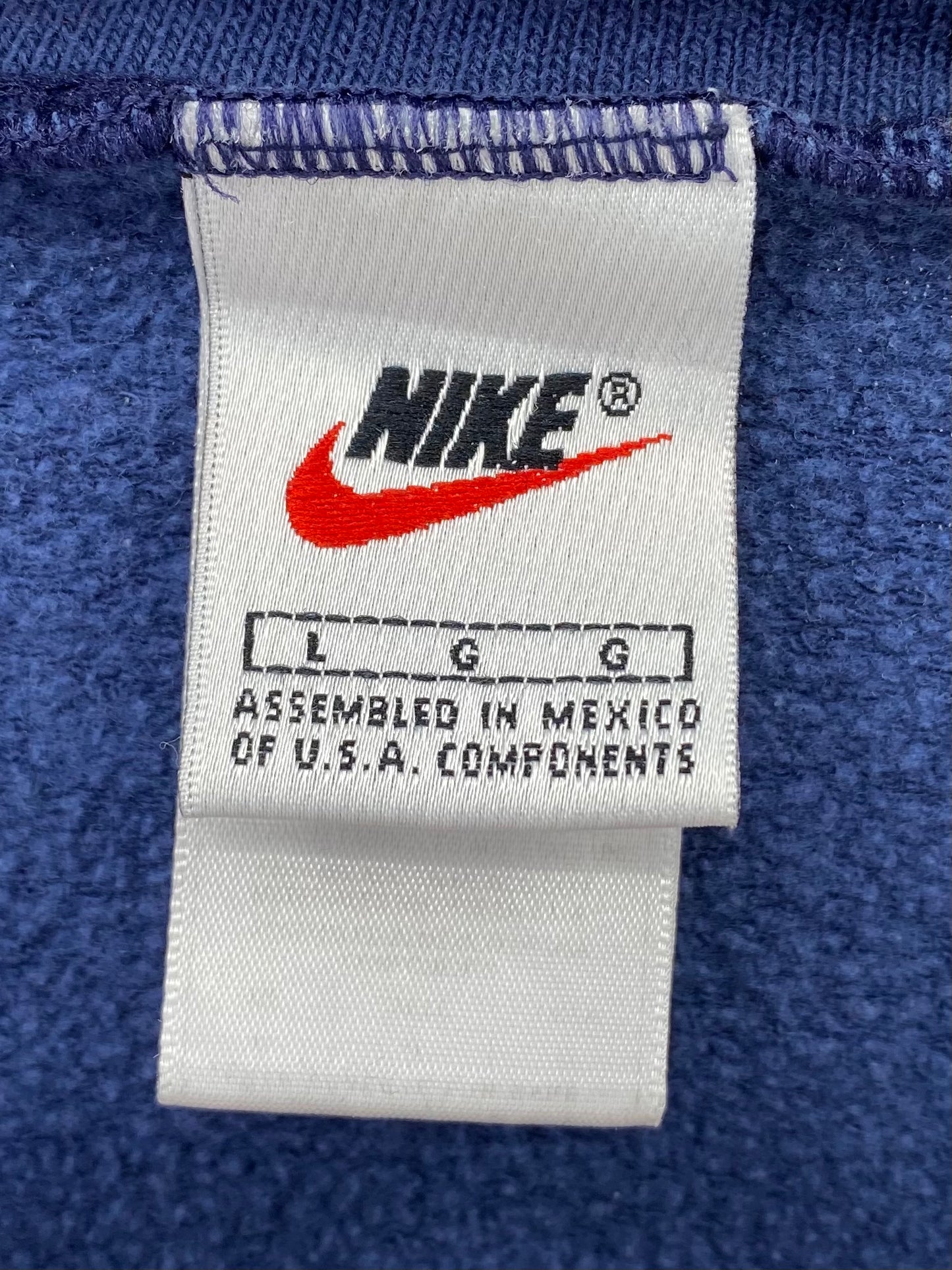 90’s NIKE Mini Swoosh Size L Vintage Sweat-shirt  / 7483
