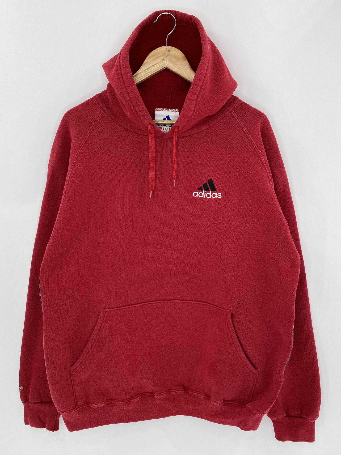 90’s ADIDAS Size L Vintage Hoodie Sweat-Shirt / A9681