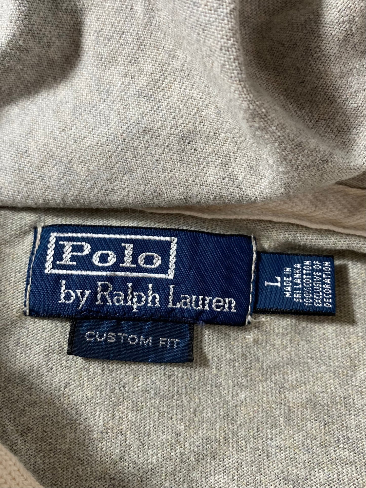 Vintage POLO RALPH LAUREN Size L Vintage Hoodie Sweat-shirt / 8675