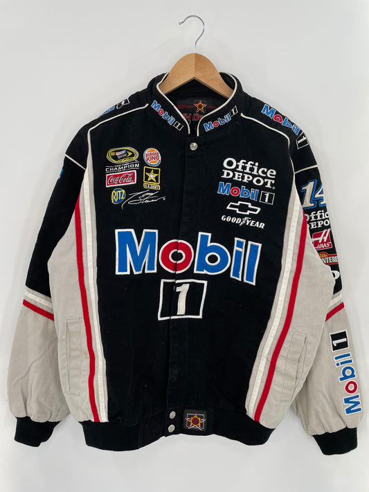 Vintage NASCAR SPRINT MOBIL Size S Racing Jacket / k2368