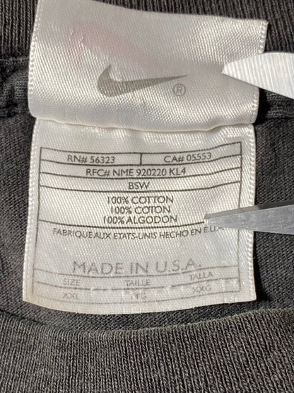 90’s NIKE Mini Swoosh Made in USA Size XXL Vintage T-shirt / 8394