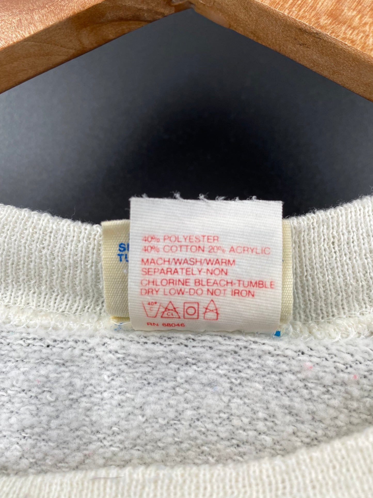 80’s MICKEY’S 60TH BIRTHDAY Made in USA Size L Vintage Sweat-shirt / E5724S