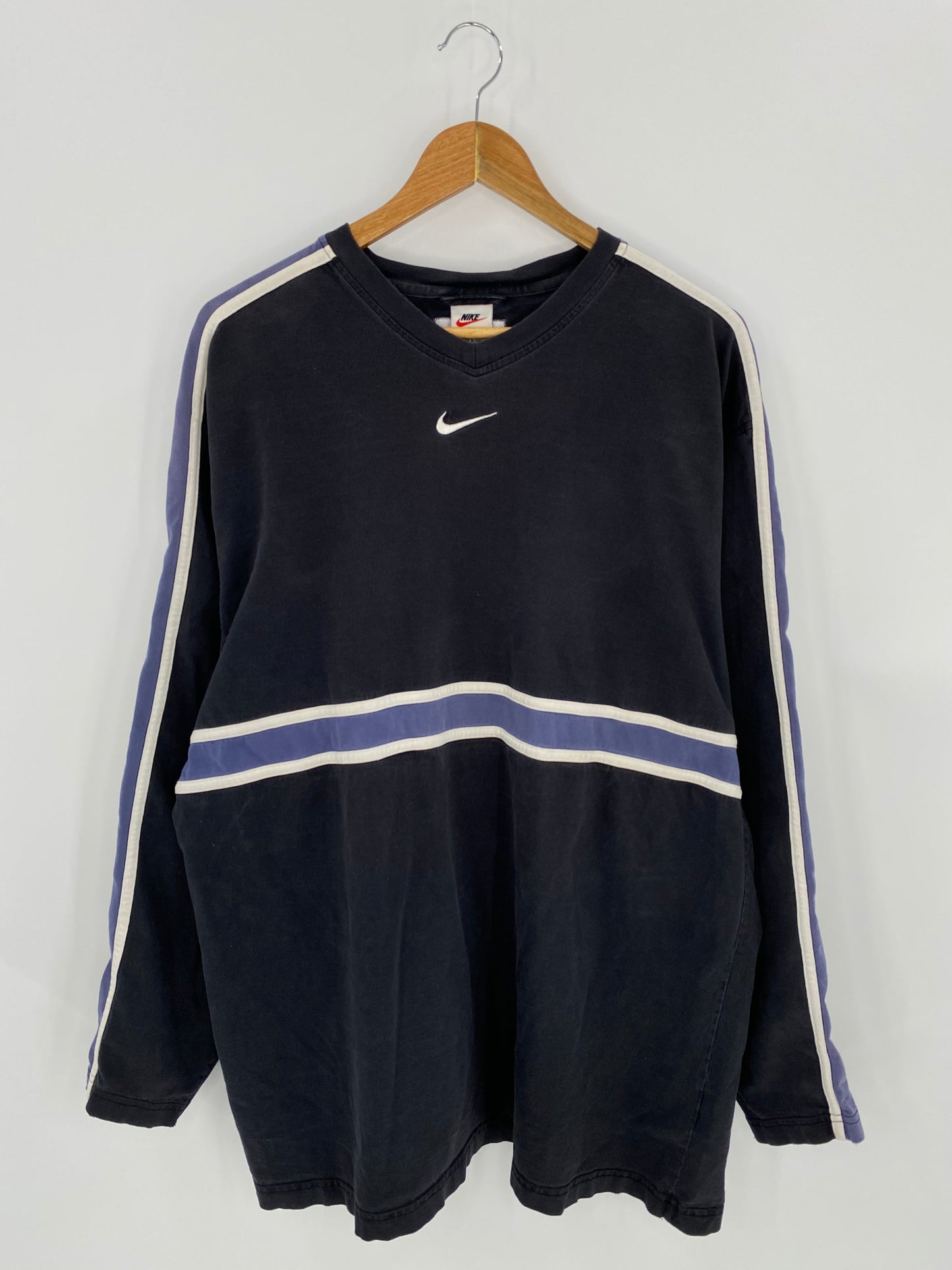90’s NIKE CENTER SWOOSH Size XL Vintage Long Sleeve T-Shirt / K7399