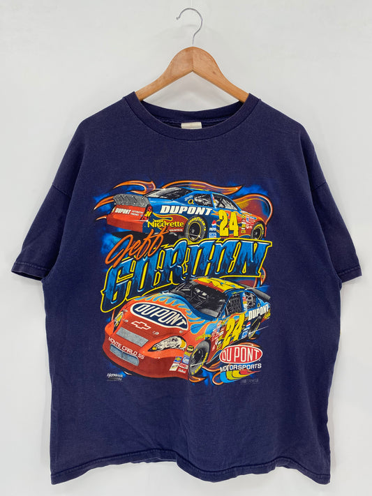 00' NASCAR JEFF GORDON Size XL Vintage Racing T-shirt / k1796