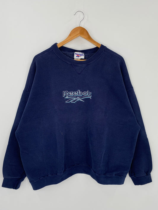 90's REEBOK Made in USA Size L Vintage Sweat-Shirt / K1237