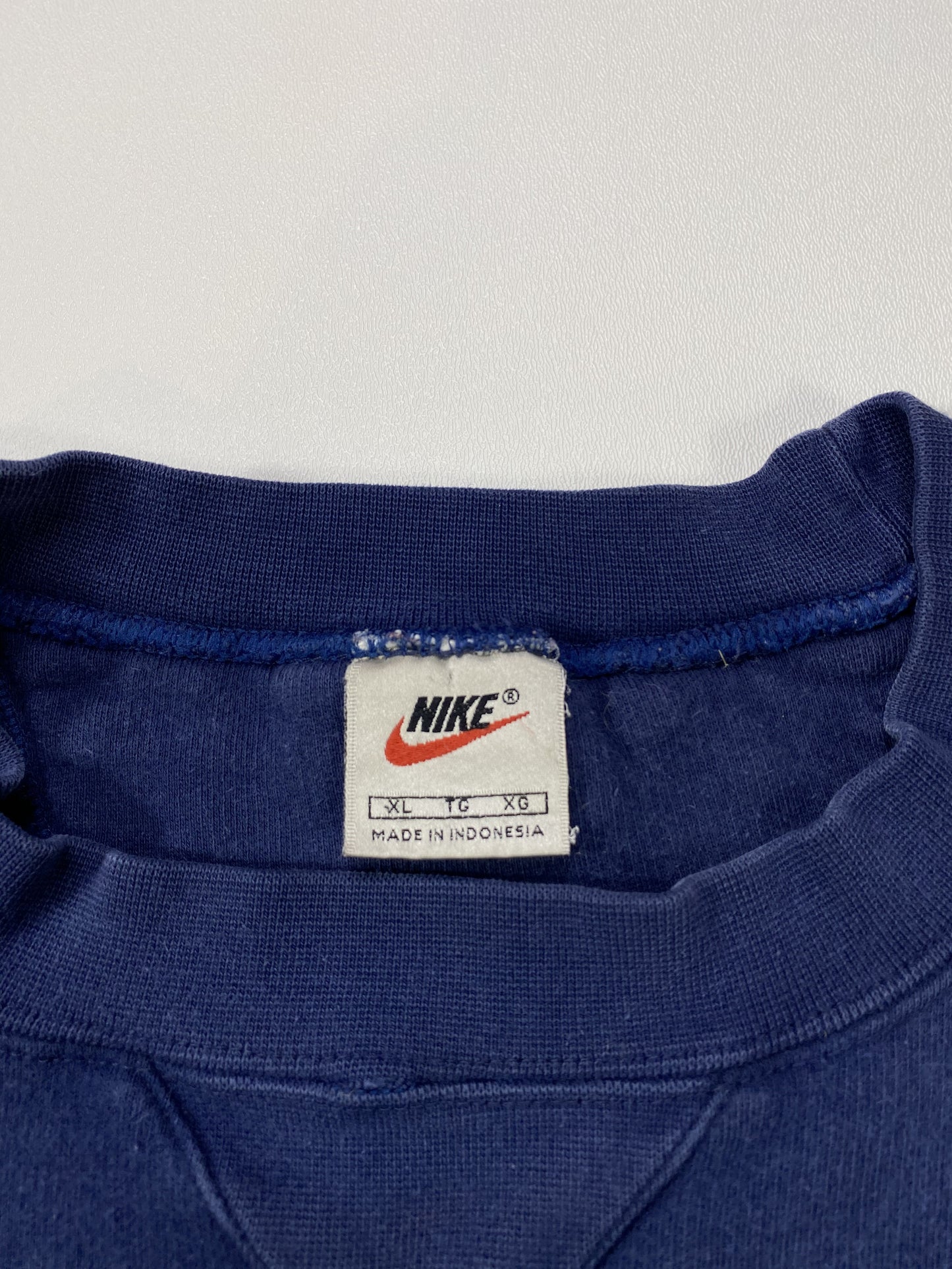 90's NIKE Size XL Damaged Vintage Sweat-shirt / K5377