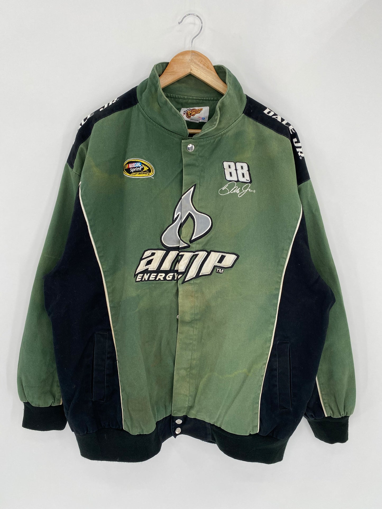 Vintage NASCAR amp Faded Size XL Racing Jacket / 5472