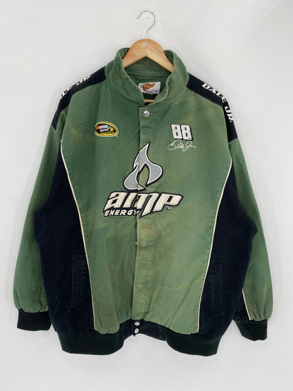 Vintage NASCAR amp Faded Size XL Racing Jacket / 5472