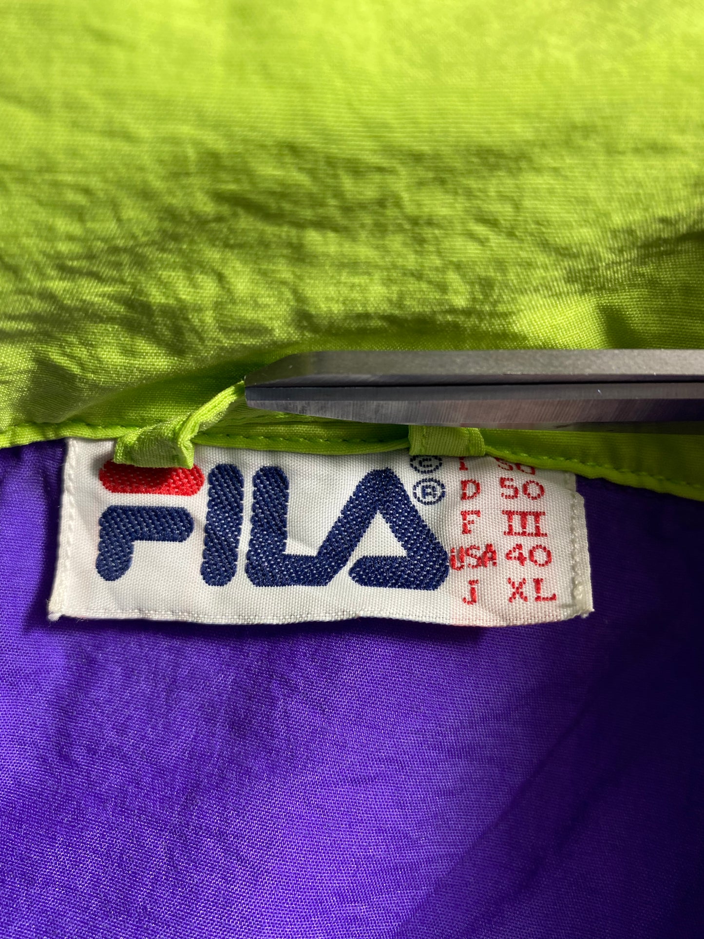 90’s FILA Size XL Nylon Jacket / K348