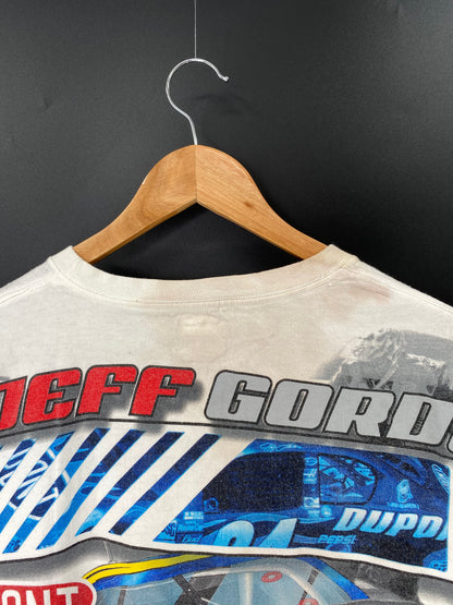 2004 JEFF GORDON Size L Vintage Racing T-Shirt / 9124