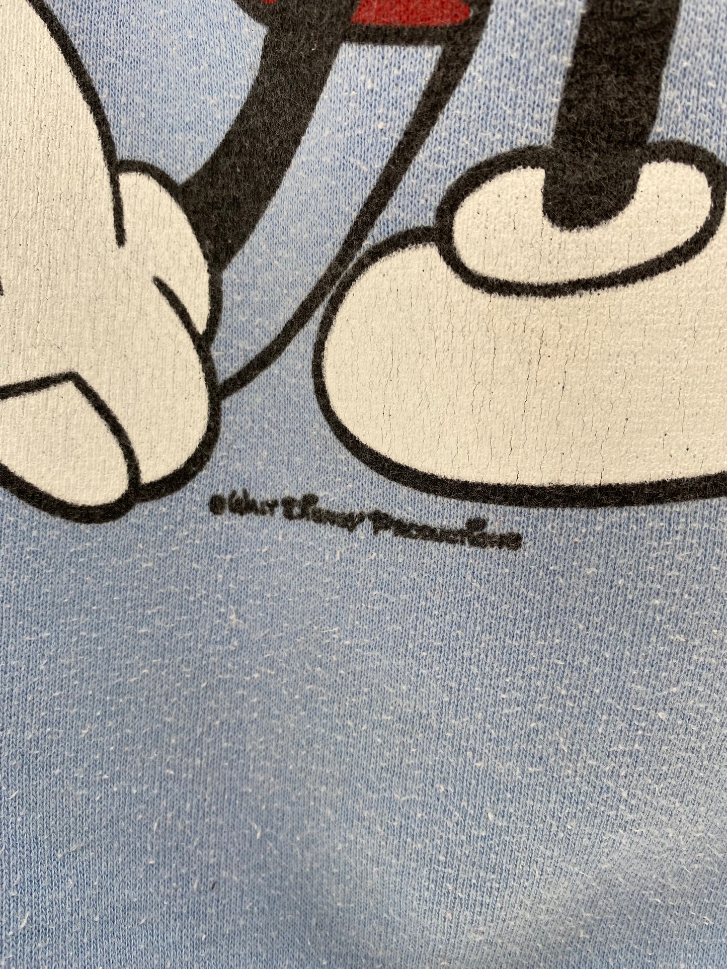 80’s DISNEY MICKEY MADE IN USA Size S Vintage Sweat-shirt / K403