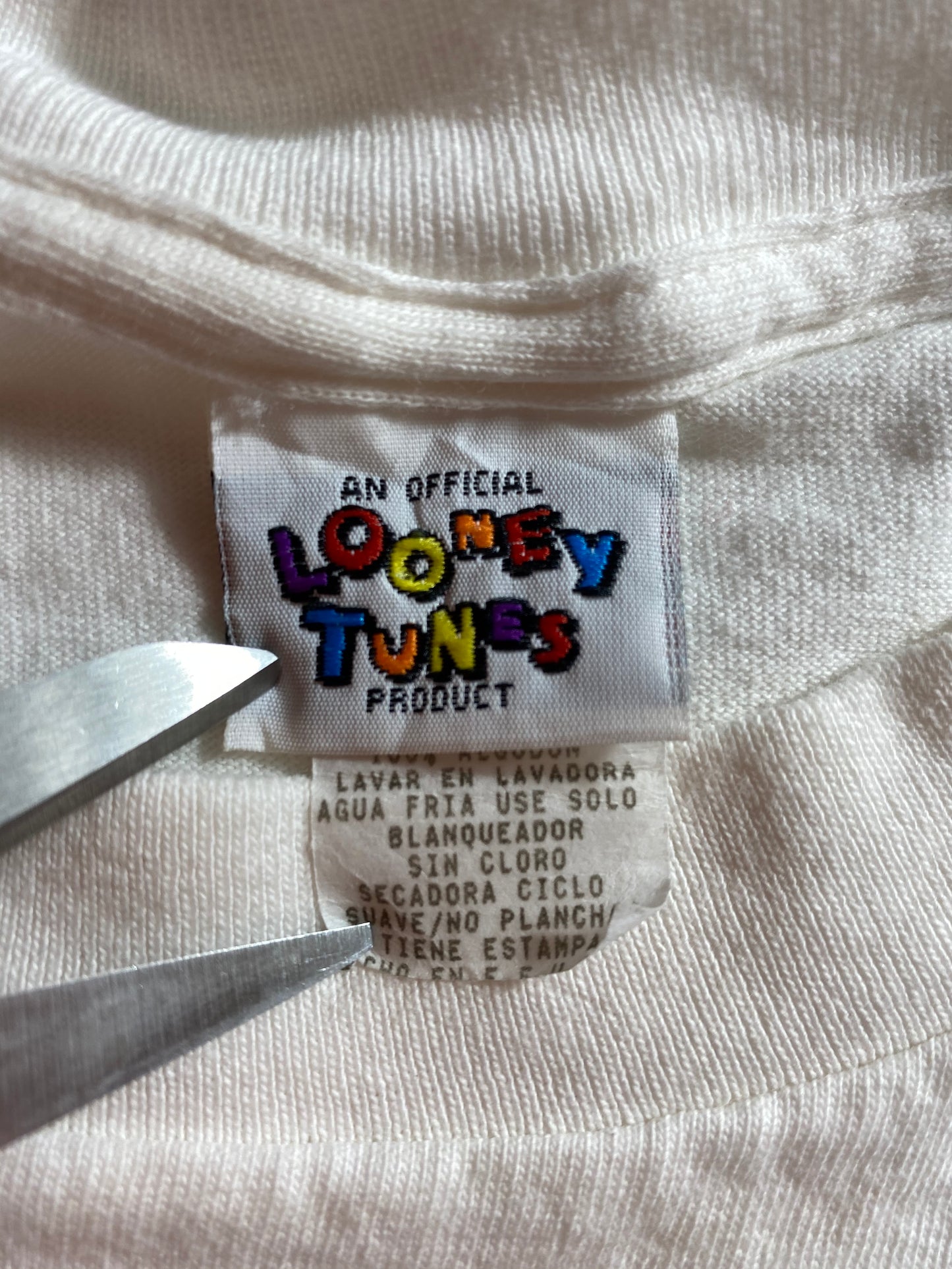 1996 LOONEY TUNES TWEETY Size Approx. XL Vintage T-shirt / 8888