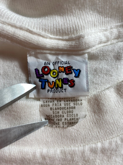 1996 LOONEY TUNES TWEETY Size Approx. XL Vintage T-shirt / 8888