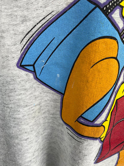 1996 LOONEY TUNES TWEETY Size No Tag(Approx.L) Vintage Sweat-shirt / A6301