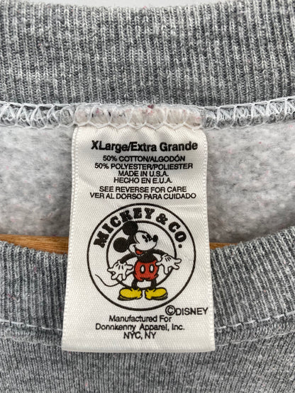 90’s DISNEY MICKEY Made in USA Size XL Vintage Sweat-shirt / K2973