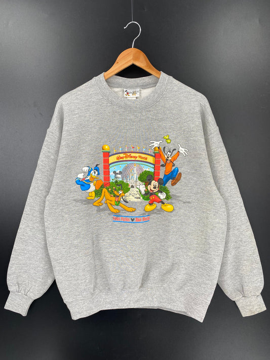 80’s WALT DISNEY WORLD Made in USA Size L Vintage Sweat-shirt / A3223