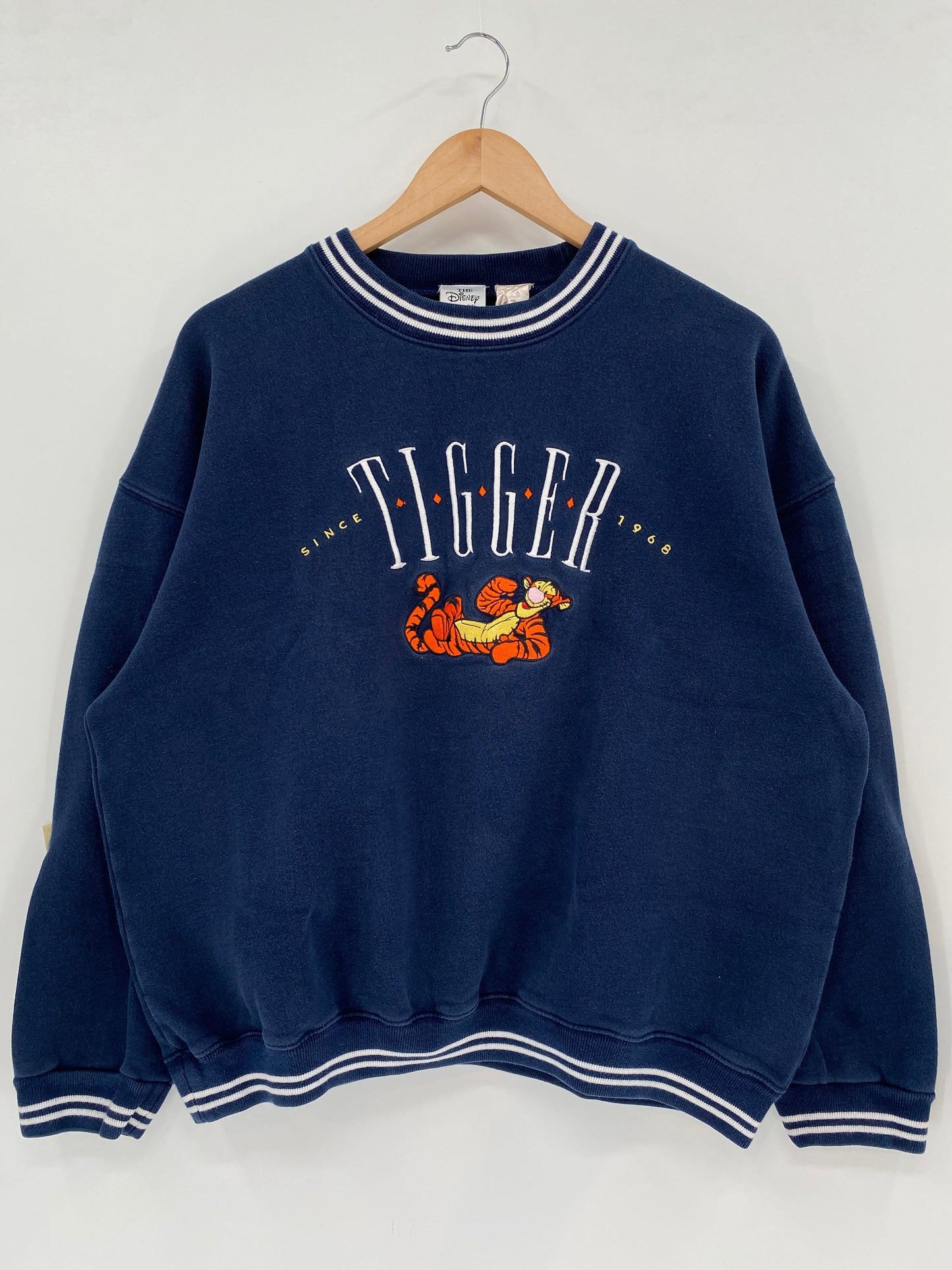 00' DISNEY TIGGER Size L Vintage Sweat-shirt / A3741