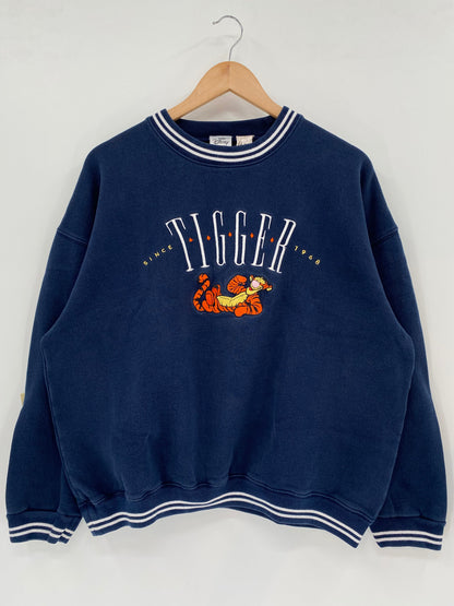 00' DISNEY TIGGER Size L Vintage Sweat-shirt / A3741
