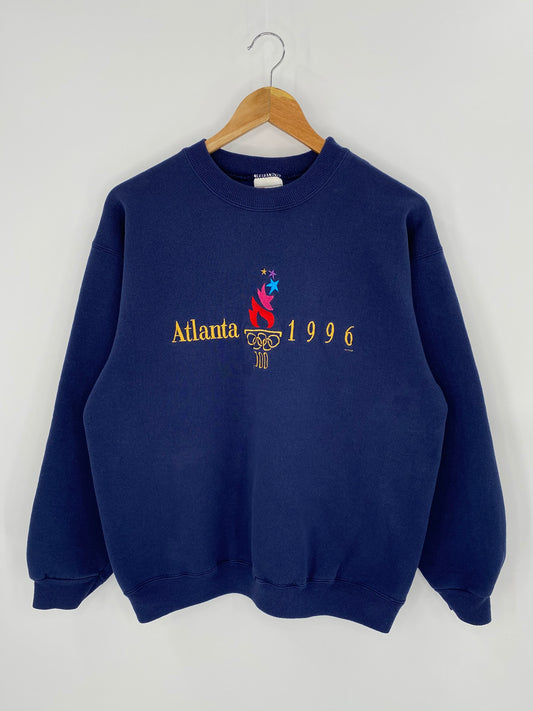 1996 ATLANTA OLYMPIC Size M Vintage Sweat-shirt / 7507