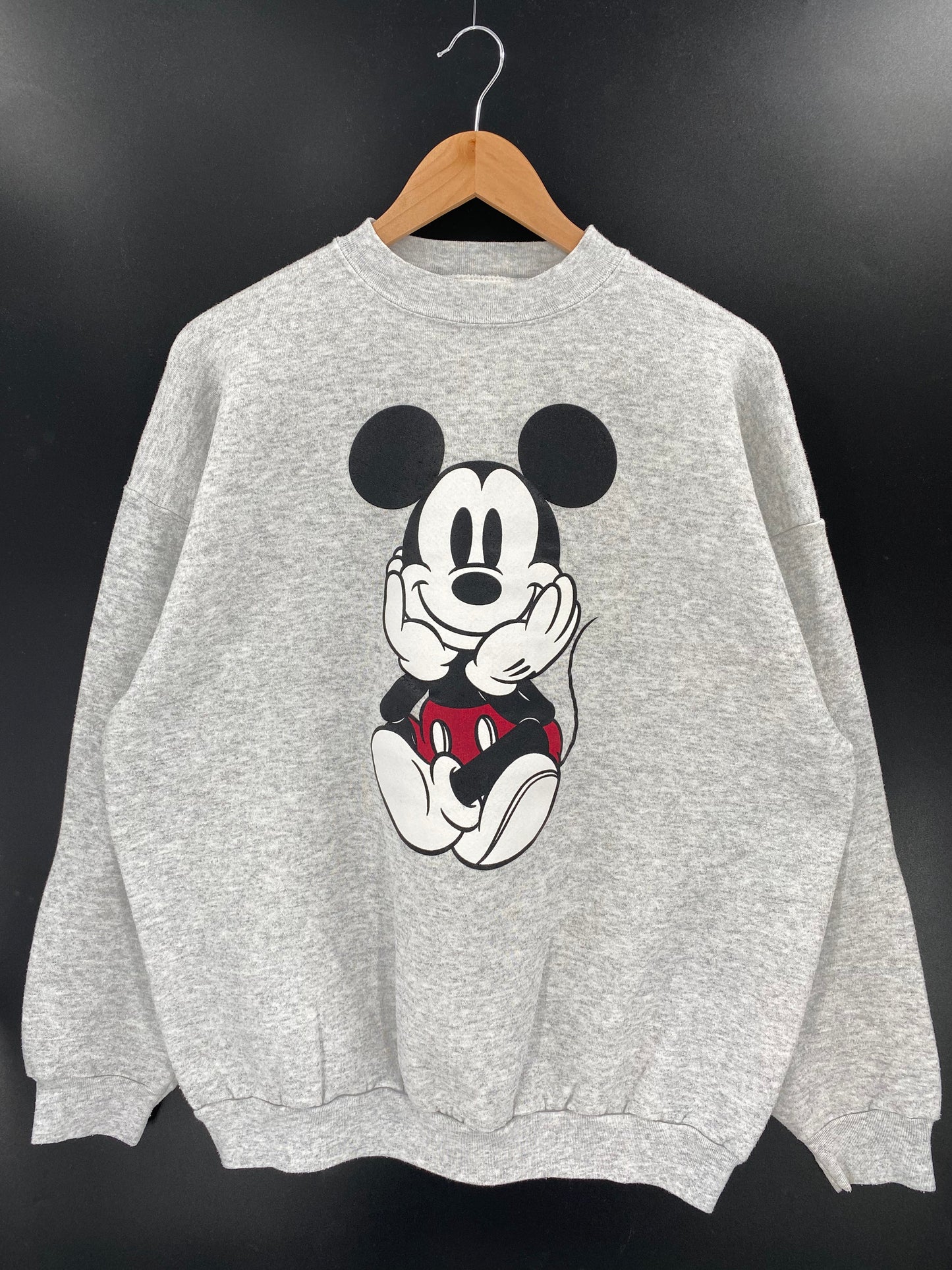 .90's DISNEY MICKEY Size XL Vintage Sweat-shirt / A6255