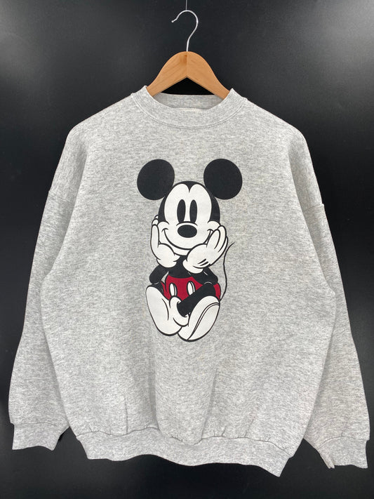 .90's DISNEY MICKEY Size XL Vintage Sweat-shirt / A6255