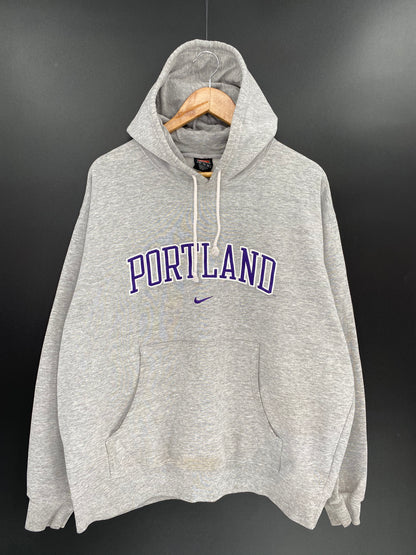 90’s NIKE PORTLAND Size XL Vintage Hoodie Sweat-shirt / 8210