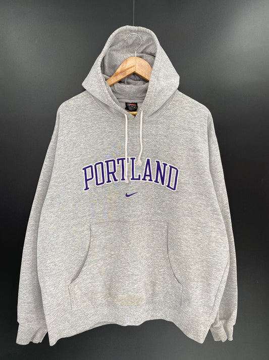 90’s NIKE PORTLAND Size XL Vintage Hoodie Sweat-shirt / 8210