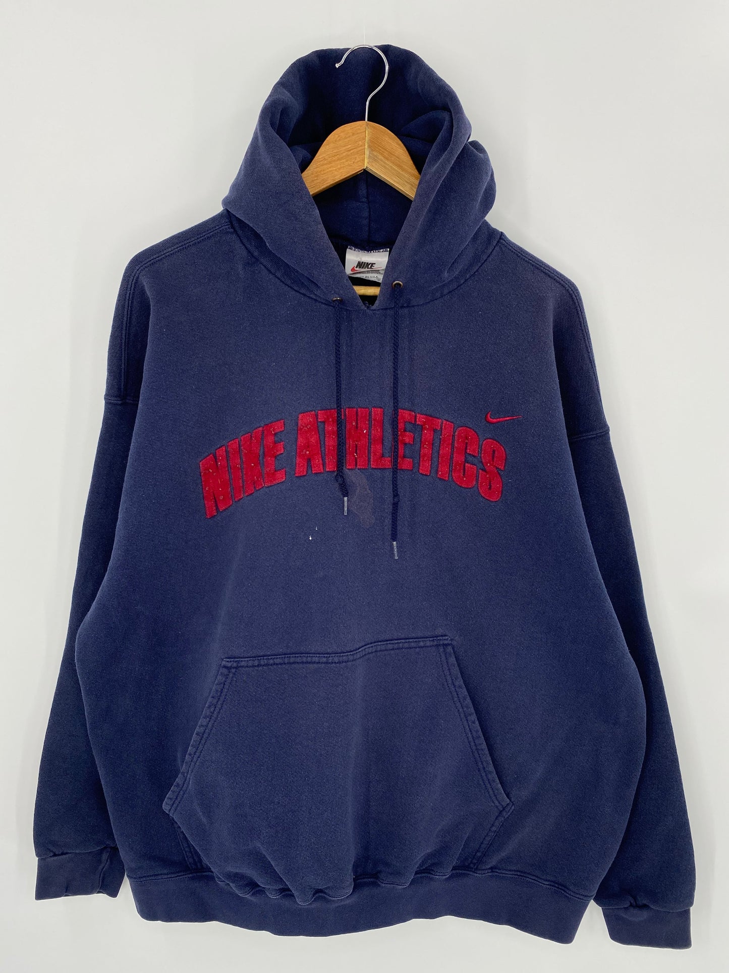 90’s NIKE ATHLETICS Made in USA Size XL Vintage Hoodie Sweat-shirt / K7587