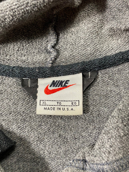 90’s NIKE CENTER SWOOSH Made in USA Size XL Vintage Hoodie Sweat-shirt / K7308