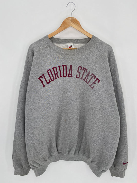 90's NIKE FLORIDA STATE Made in USA Size XXL Vintage Sweat-shirt / 6158