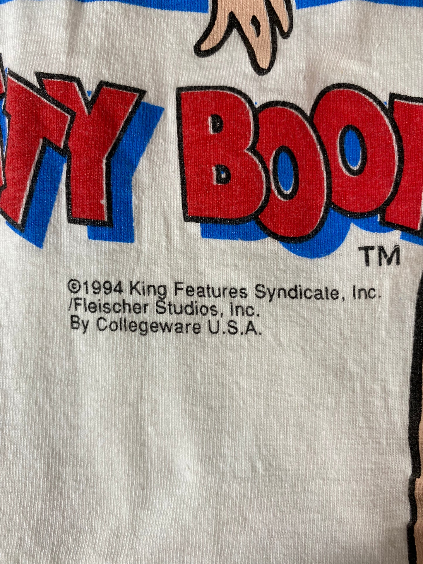 1994 BETTY BOOP Size XXXXL Vintage T-Shirts / 9843