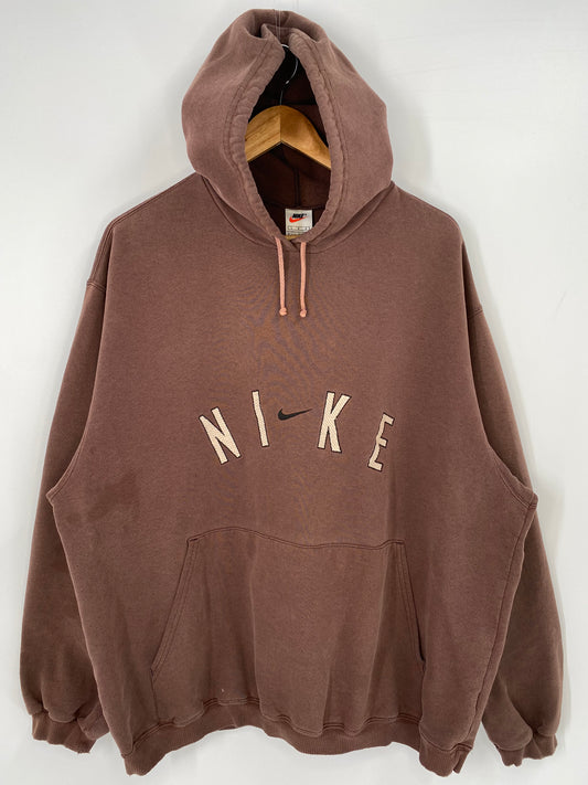 90’s NIKE Size L Vintage Hoodie Sweat-Shirt / K3949