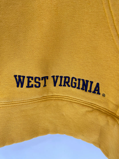 00' NIKE UNIVERSITY OF WEST VIRGINIA Size L Vintage Hoodie Sweat-shirt  / K2174