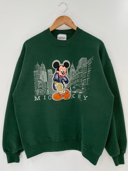 90's DISNEY MICKEY Made in USA Size L Vintage Sweat-Shirt / A1559