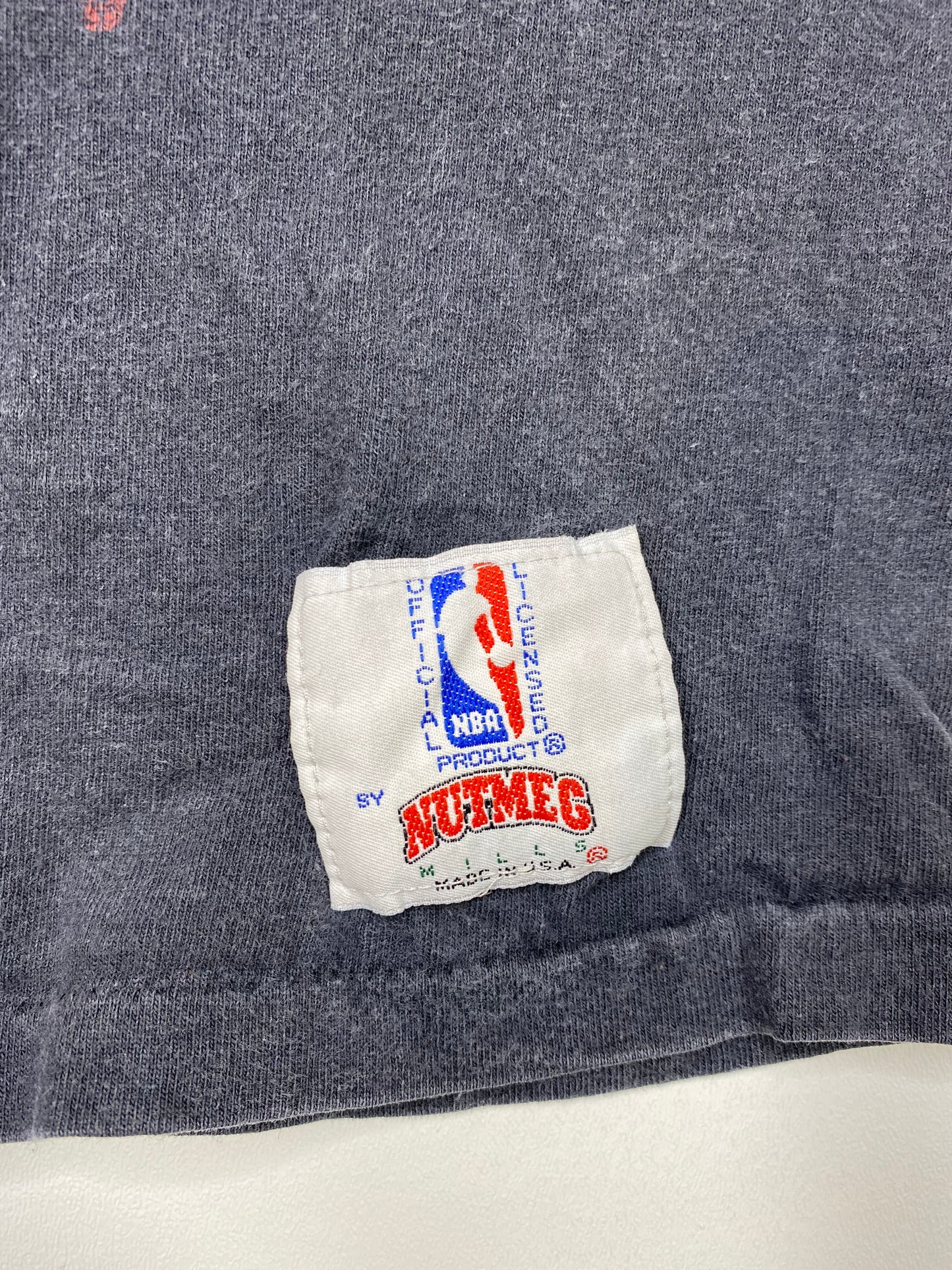 90’s NBA CHICAGO BULLS TRIPLE THREAT Made in USA Size L Vintage T-Shirt / 5316
