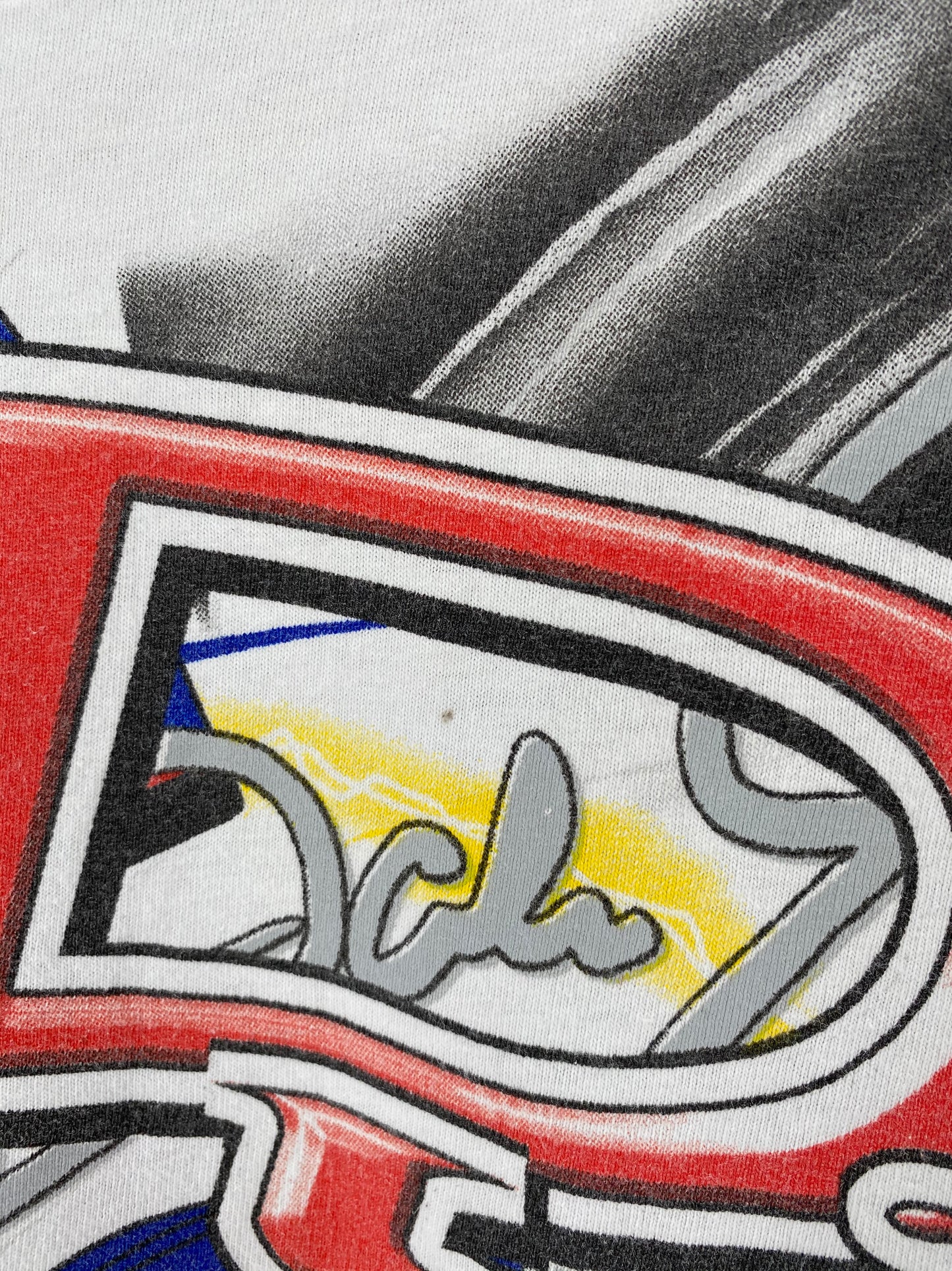 2000 FORD x NASCAR Size XL Vintage T-shirt / 8228