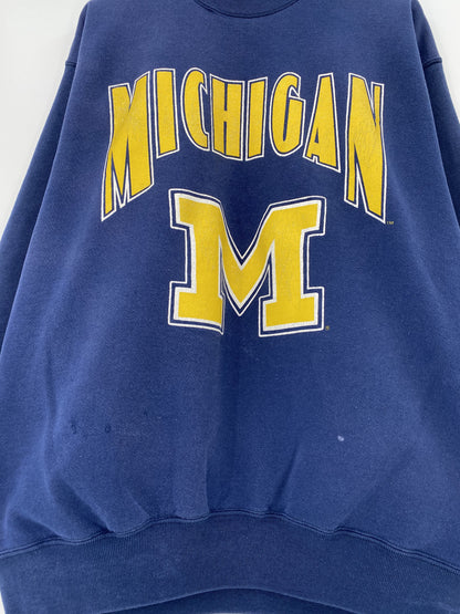 90's MICHIGAN Made in USA Size XL Vintage College Sweat-Shirts / K6513