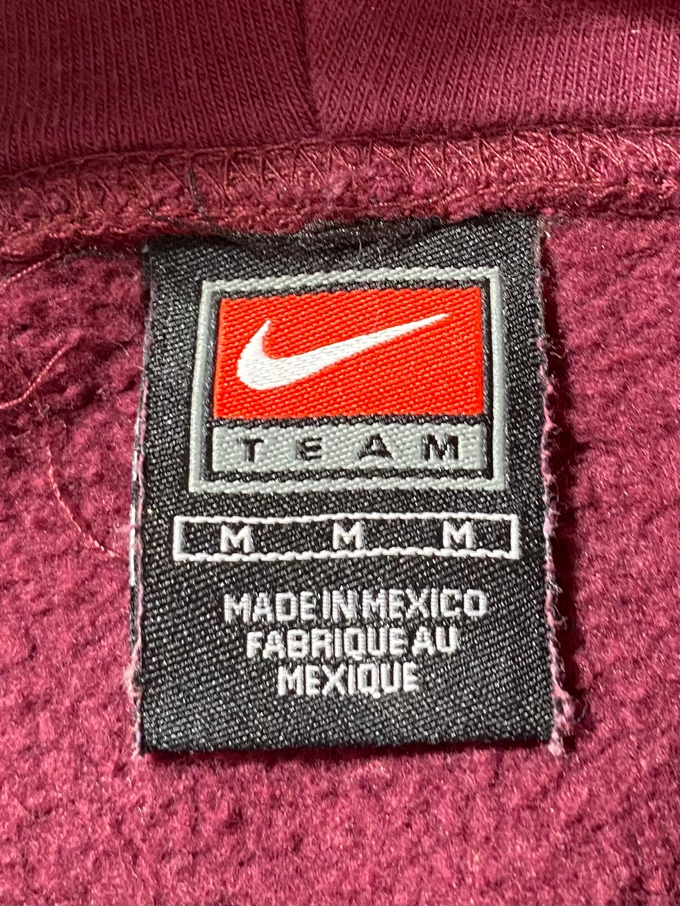 90’s NIKE TEXAS A&M Size M Vintage Hoodie Sweat-shirt / 9033