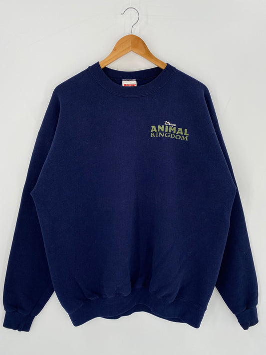 90’s DISNEY ANIMAL KINGDOM Made in USA Size XXL Vintage Sweat-shirt / K9862