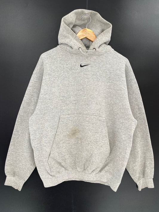 90’s NIKE Center Swoosh Made in USA Size M Vintage Hoodie Sweat-shirt / 8459