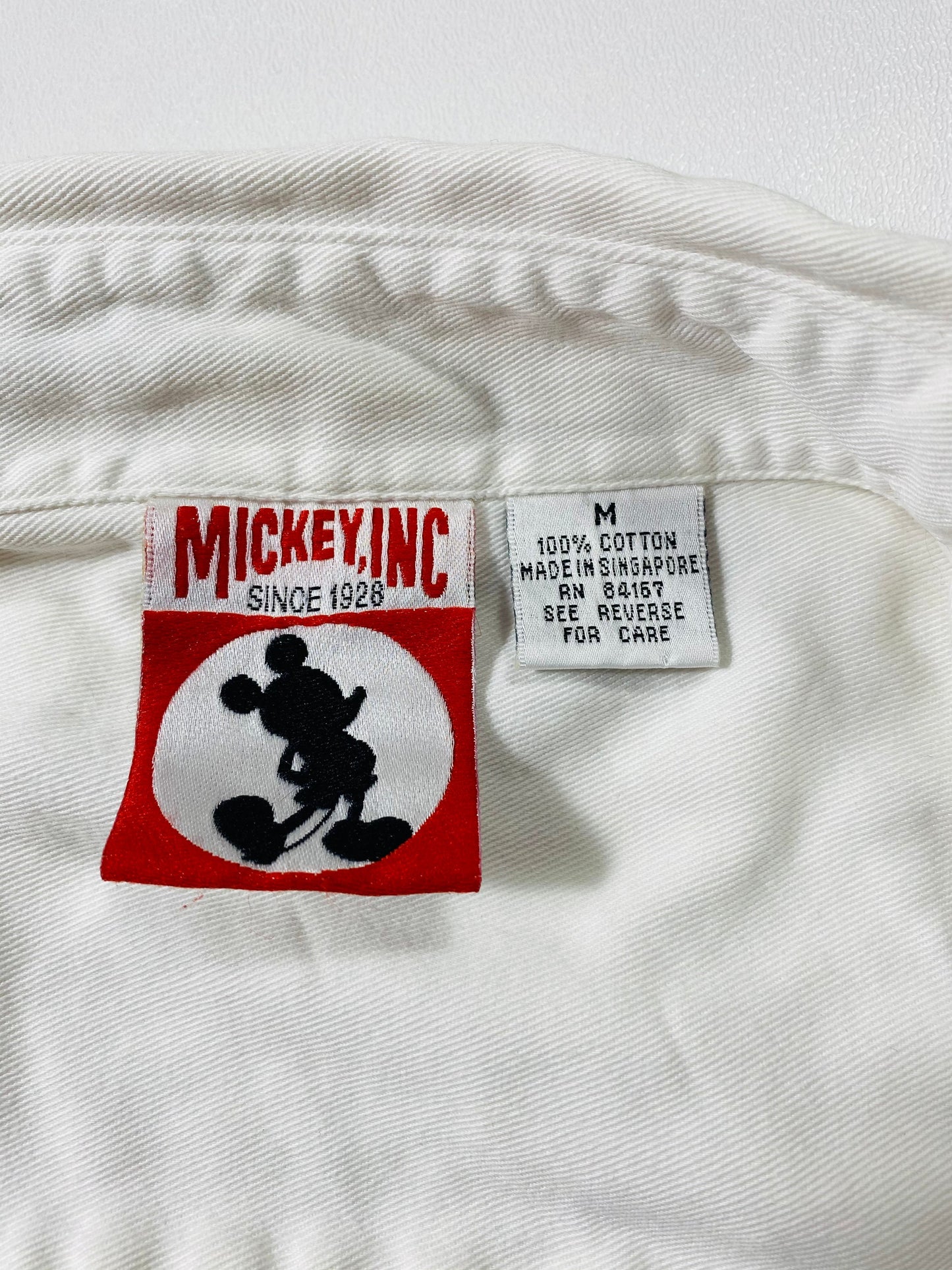 90's DISNEY Size M Vintage Button Down Long Sleeve Shirt / E1232