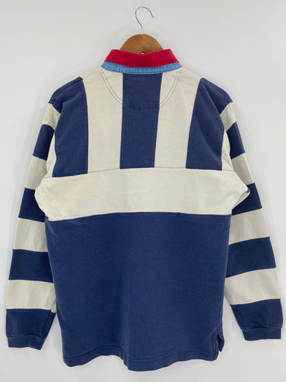 Vintage GUESS JEANS Size S-M Vintage Rugby-Shirt / K3996