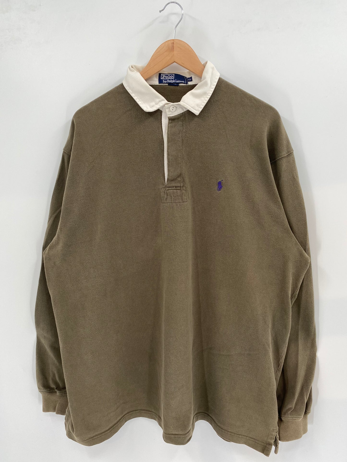 90's Polo Ralph Lauren Size XL Vintage Rugby-Shirts / K2654