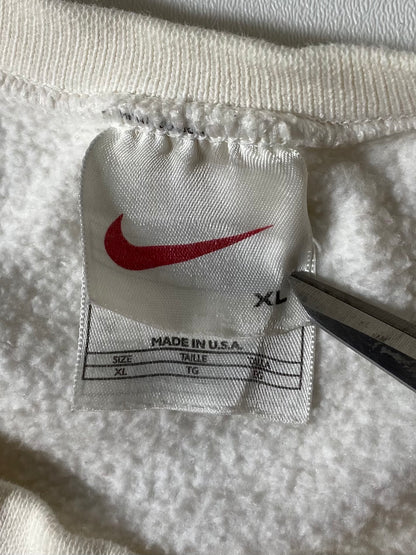 90’s NIKE Mini Swoosh Made in USA Size XL Vintage Sweat-shirt / 7946
