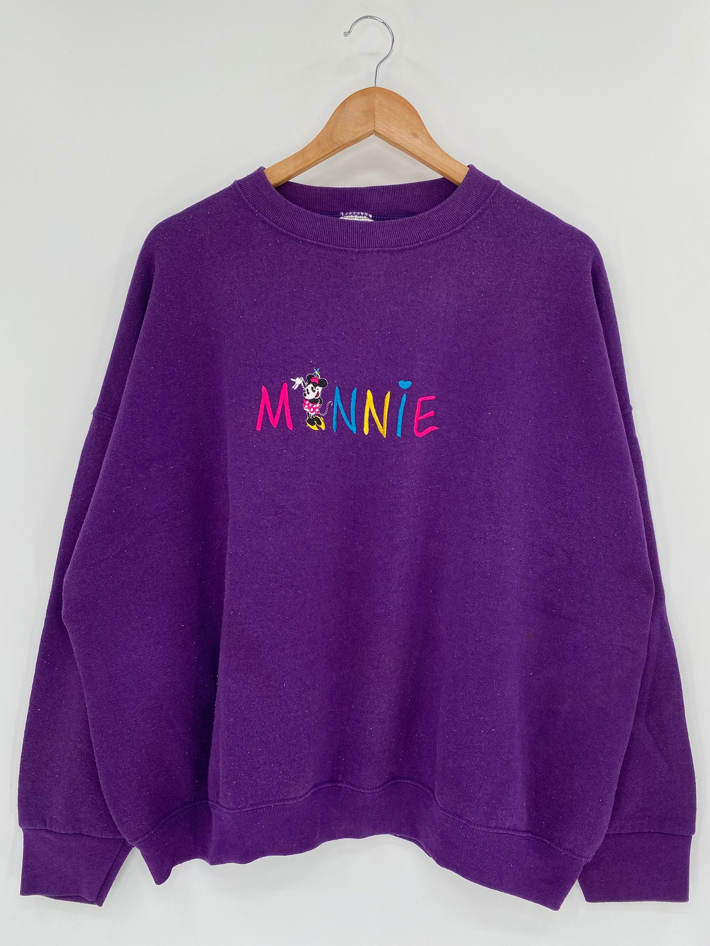 90's DISNEY MINNIE Made in USA Size XXL Vintage Sweat-Shirt / K546