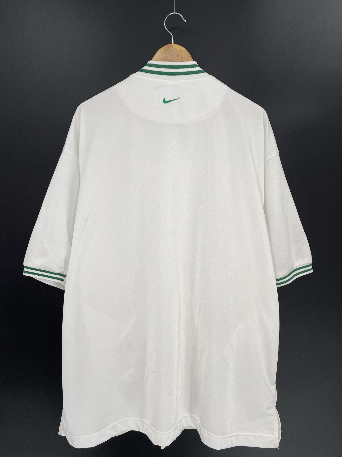 00' NIKE CELTICS Size XL Vintage NBA Button Down Jersey / K6503